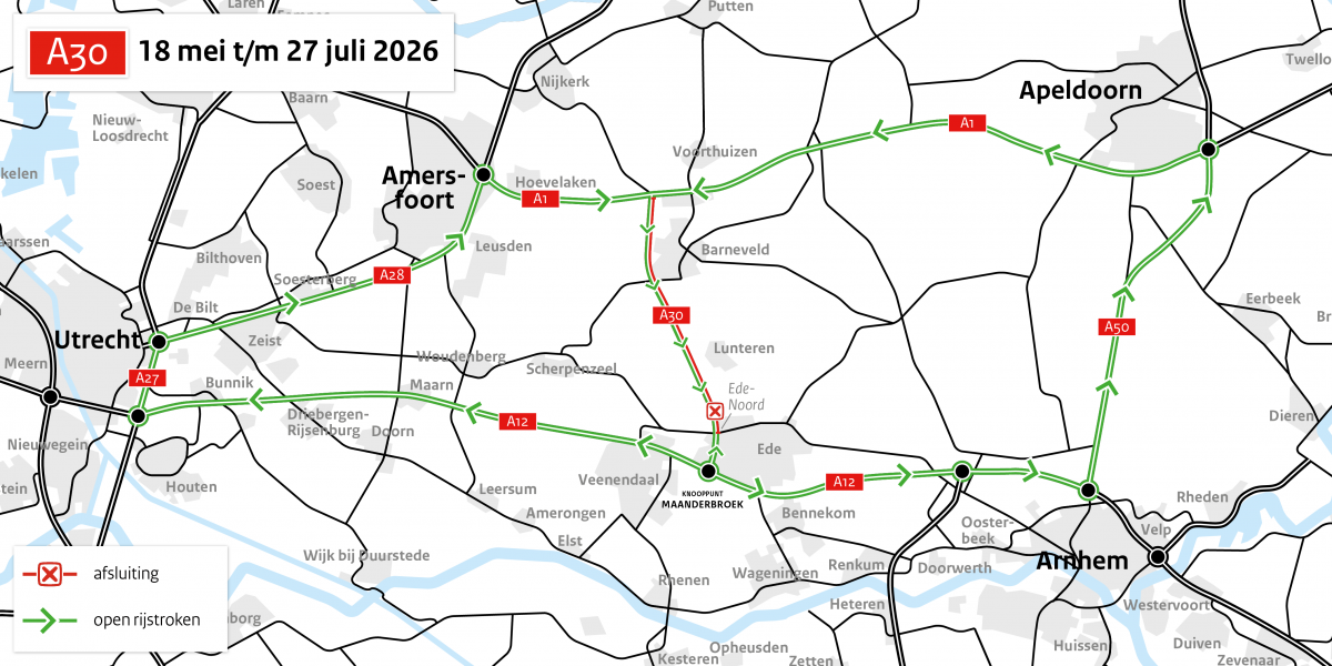 Werkzaamheden A30 Fase 2